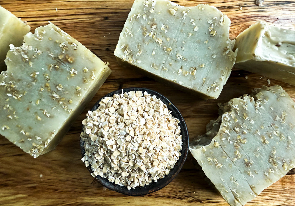 Oatmeal Mint Handmade Soap