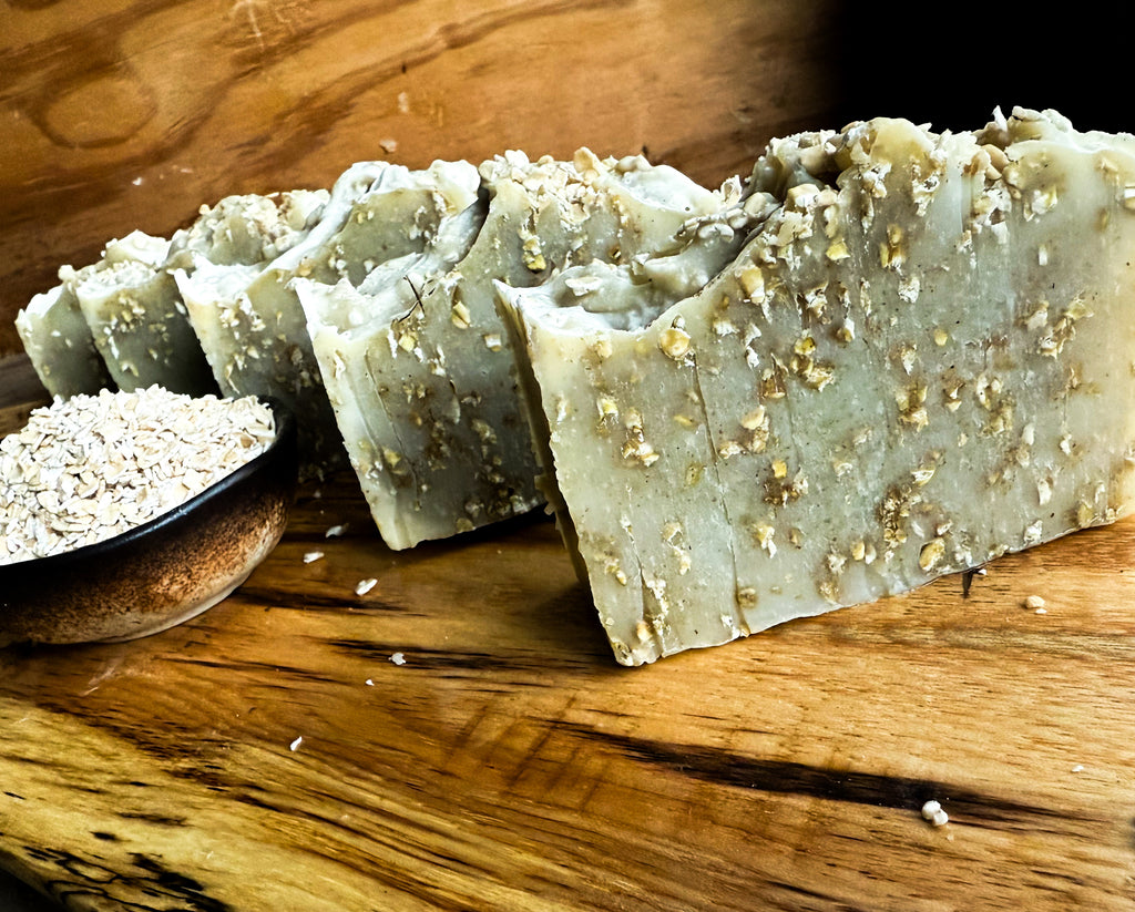 Oatmeal Mint Handmade Soap