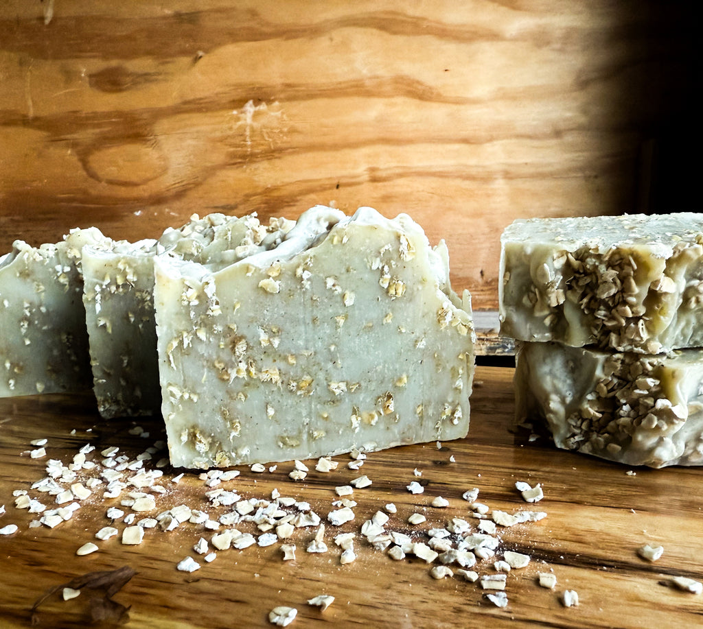 Oatmeal Mint Handmade Soap